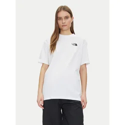 THE NORTH FACE Široka majica ESSENTIAL črna/bela