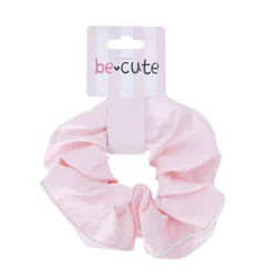Be Cute satenska gumica za kosu, roze