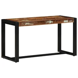 Višebojna klupa 80x35x45 cm Obrađeno puno drvo