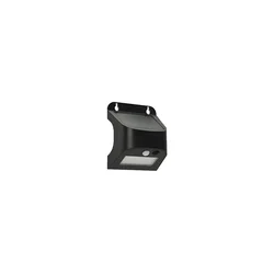 LED solarno zidno svetlo sa senzorom SOLTO LED/3W/3,7V 4000K IP54 1200 mAh crno