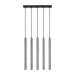 Sollux SL.1274 - Luster na sajli PASTELO 5xG9/8W/230V beton