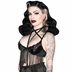 Ženski nedrček KILLSTAR - Shes Poison - ČRNA - KSRA002905