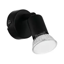 Eglo 780457 - LED zidna spot svetiljka ESCALERA 1xGU10/2,8W/230V 3000K crna