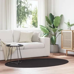 Tepisi za područja HUARTE Crna 100 x 200 cm 100% poliester