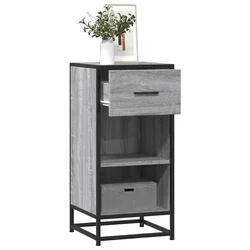 Komoda boja hrasta sonome 35,5x35x76 cm konstruirano drvo metal