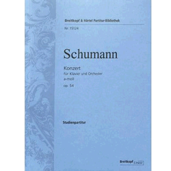 SCHUMANN:CONCERTO FOR piano OP.54 STUDY SCORE