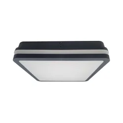 LED plafonsko svetlo za kupatilo sa senzorom ELLÉ LED/24W/230V 26x26 cm IP54 antracit