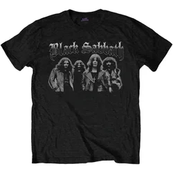 Black Sabbath Majica Greyscale Group Unisex Black S