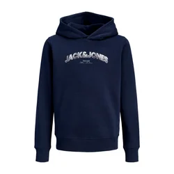 Jack & Jones Junior Majica JJAvery temno modra / bela