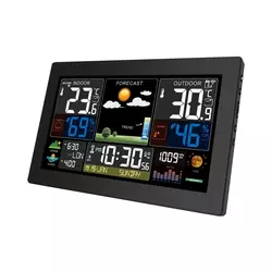 Solight TE81XL - Meteorološka stanica s LCD zaslonom u boji 2xAA/5V