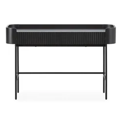 Črna stranska mizica 40x120 cm Willa – MOME