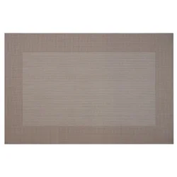 Set of 4 placemats, 45 x 30 cm, Beige