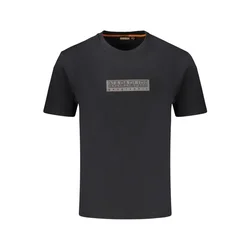 Napapijri Majica S-Box Logo NP0A4IFL Črna Regular Fit
