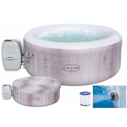 Extrastore Napihljiv SPA jacuzzi z masažo in grelnikom vode za 4 osebe Bestway 60003