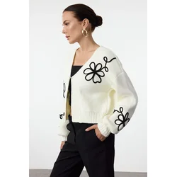 Trendyol Milla Ženski džemper TWOAW25HI00291, Beli