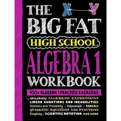 The Big Fat High School Algebra 1 Workbook: 400+ Algebra 1 Practice Exercises