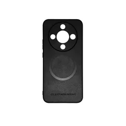 Silikonska futrola OLGE Magnetic New Feeling za Honor Magic 8 Lite/ crna