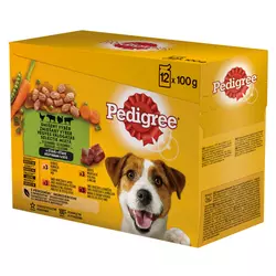 PEDIGREE komplet pasje hrane 10x100g