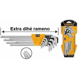 INGCO Torx imbus ključevi u setu T10-T50 Cr-V HHK13092