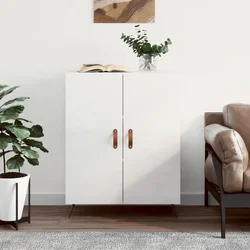 Komoda sjajna bijela 69,5x34x90 cm od konstruiranog drva