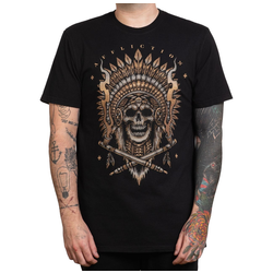Hardcore majica moška - MOUNTAIN SMOKE - AFFLICTION - A26490-BK