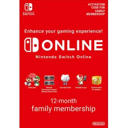 Nintendo Switch Online Family Membership - 12 Months eShop Key EUROPE