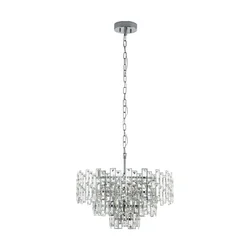 EGLO viseća lampa CALMEILLES 1 E14 hrom kristal O63 cm 39626