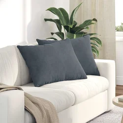 Jastučići za sofu 2 pcs Tamno siva 70 x 50 cm Kordura tekstil