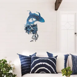 Wallity Zidna dekoracija Carpa Koi- APT748 L, 58x87cm, Plava