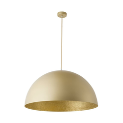 Luster na sajli SFERA 1xE27/60W/230V, prečnik 50 cm, zlatna