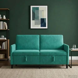 Sofa s pohranom Tirkizna 152 x 78 x 87 cm Poliester