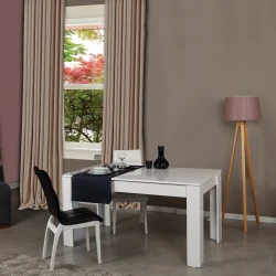 Aberto Design Trpezarijski sto Bois 78x150x90cm Beli