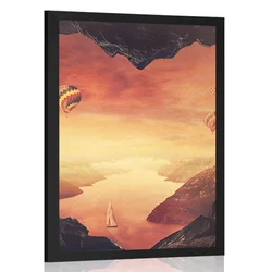 Plakat pogled z jame - 30x45 silver
