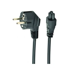 E-GREEN Kabl naponski za laptop - Detelina, premijum 3x1.5mm, 1.8m crni