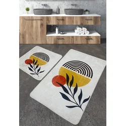Lessentiel Maison Kupatilski otirač Le Soleil 87, 2 komada, Šareni