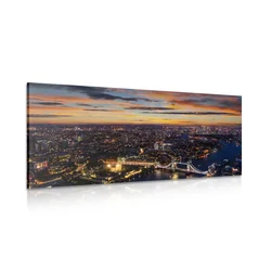 Slika leteči pogled na Tower Bridge - 60x30