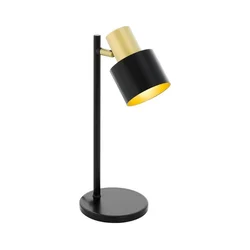 Eglo 79375 - Stona lampa FIUMARA 1xE27/60W/230V crna/zlatna