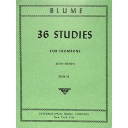 BLUME:36 STUDIES BOOK 3 FOR TROMBONE