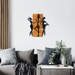 Wallity Zidna dekoracija Afrikan, 54x58 cm, Smeđe boje