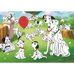 Clementoni Puzzle Disney: 101 dalmatinec MAXI 24 kosov