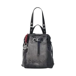 Desigual Nahrbtnik črn denim