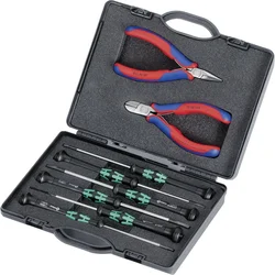 Knipex komplet klešta za elektroniku sa Wera odvijačima 8 delova 00 20 18 ( 00 20 18 )