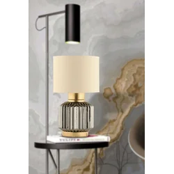 Opviq Stona lampa 64901, Zlatne boje