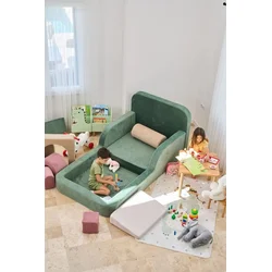 ATELIER DEL SOFA Dečiji krevet Funbed Single Green