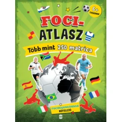 Fociatlasz több mint 250 matricával