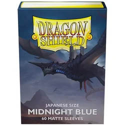 Dragon Shield 60 Japanese Size Sleeves - Midnight Blue Matte