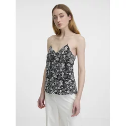Black womens patterned tank top ORSAY