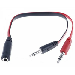 FAST ASIA Audio kabl (2x3,5mm stereo jack muski na 3,5mm stereo ženski)