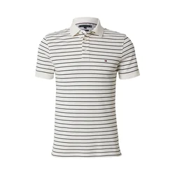 TOMMY HILFIGER Majica CORE 1985  ecru / črna