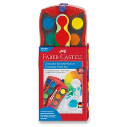 FABER CASTELL Vodene boje  24/1 CONNECTOR crvena 125031